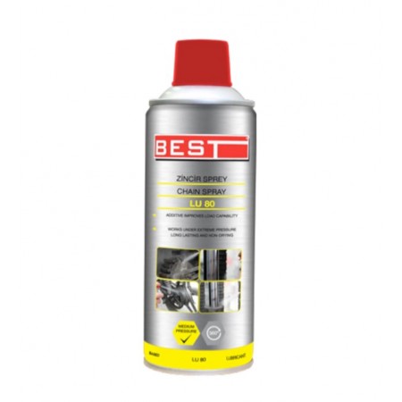 BEST - ZİNCİR YAĞLAYICI SPREY LU-80 400 ml BEST - ZİNCİR YAĞLAYICI SPREY LU-80 400 ml