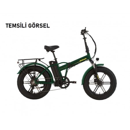20J BİSAN E-FOLDING F3 7V HD ELEKTRİKLİ KATLANIR BİSİKLET - METALİK GRİ - 43 KADRO