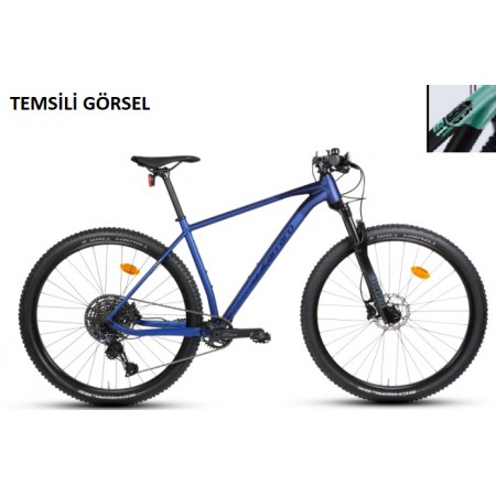 29J CARRARO BIG 911 DAĞ BİSİKLETİ - MAT SİYAH SUYEŞİLİ - 48 KADRO