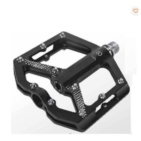 BRIVIGA PEDAL PDL-3316 PLATFORM ALÜMİNYUM CNC CR-MO MİL RULMANLI SİYAH 100x101mm 320g/pr