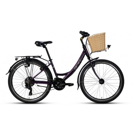 26J CARRARO JASMINE 21V ŞEHİR BİSİKLETİ - MOR/AÇIK GRİ - 38