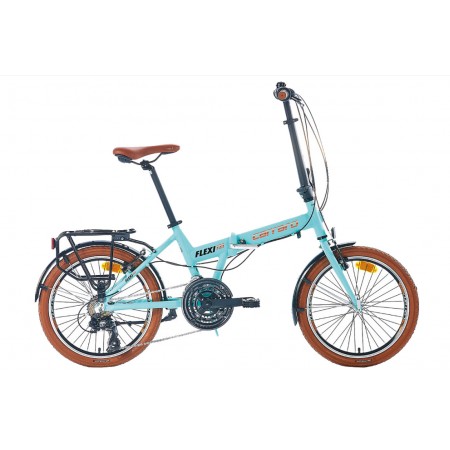 20J CARRARO FLEXI 121 21V VB KATLANIR BİSİKLET - TURKUAZ BAKIR