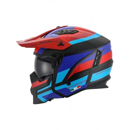 SWAY - FS-X2 TRAK FULLFACE KASK - SİYAH KIRMIZI MAVİ - LARGE BEDEN SWAY - FS-X2 TRAK FULLFACE KASK - SİYAH KIRMIZI MAVİ - LARGE BEDEN