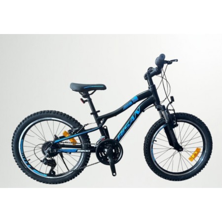 20J BİSAN KDX 2500 V FREN DAĞ BİSİKLETİ - MAT SİYAH MAVİ 