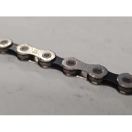 KMC X12 NPBK 116 LINK 12-VITES SIYAH/GÜMÜS  KUTUSUZ