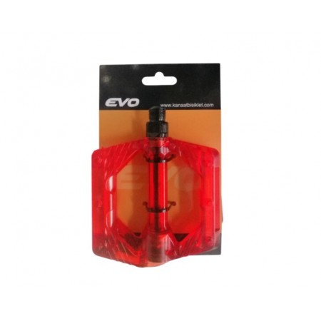 EVO Pedal Bilyalı Plastik  - Kırmızı
