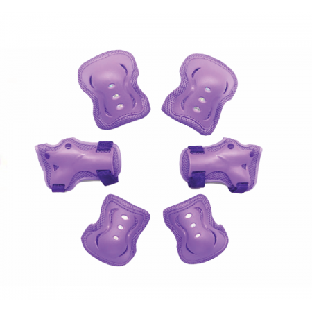 TEX ÇOCUK DİZLİK DİRSEKLİK SET   - MOR