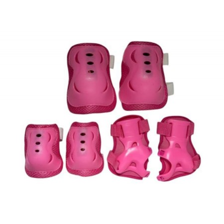 TEX ÇOCUK DİZLİK DİRSEKLİK SET   - PEMBE